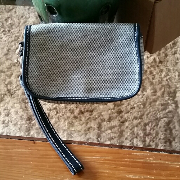 Dooney & Bourke Signature Snap Flap Wristlet Purse - Picture 4 of 4